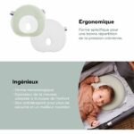 Baby headrest - BABYMOOV - Cosyhead - Baby morphology - Oeko-Tex certified organic cotton - Fresh Sage Green - Image 5