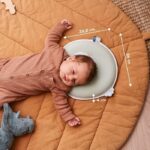 Baby headrest - BABYMOOV - Cosyhead - Baby morphology - Oeko-Tex certified organic cotton - Fresh Sage Green - Image 6