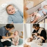 Pack of 3 swaddles - DOOMOO - Organic cotton gauze - Oeko-Tex certified - Beige - Image 3