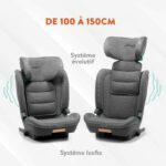 Car seat - BABYAUTO - CAPAX GRAY DOBBY - 4-12 years - I-Size - 100-150 cm - Image 2