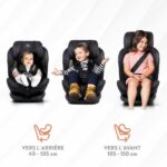 Car seat - BABYAUTO - GYRO BLACK LINE EMBOSSED - From birth to 12 years - 0-36 kg - I-Size - ISOFIX - 360° swivel - R129 - Image 4