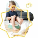 Badabulle Learning pot with removable bowl, Non-slip, Ergonomic seat - Image 2