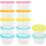 Badabulle Set of 12 baby storage jars, 250ml