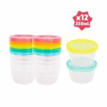 Badabulle Set of 12 baby storage jars, 250ml - Image 3