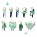 Badabulle anti-UV tent for children, pop-up system, FPS 50+ protection - Image 4