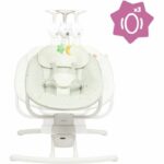 BADABULLE Side swing, ultra comfort, adjustable and removable play arch, lichen / water green - Image 3