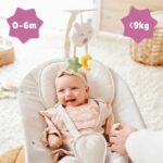 BADABULLE Side swing, ultra comfort, adjustable and removable play arch, lichen / water green - Image 5
