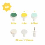 Badabulle Electric File with 6 interchangeable tips + 3 refills - Image 3