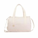 Badabulle Pocketstyle Diaper Bag - Changing mat, Insulated cover, Pouch, Stroller clips included, Cream