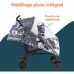 BAMBISOL double cane stroller - 6-36 months for the front seat (max 15 kg) and 0-36 months (max 15 kg) for the rear seat - Image 2