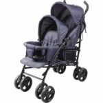BAMBISOL Doppelkinderwagen – 6–36 Monate für den vorderen Sitz (max. 15 kg) und 0–36 Monate (max. 15 kg) für den hinteren Sitz
