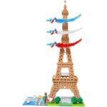 Nanoblock - Bandai - NB057 - Eiffel Tower - 500 pieces - DIY - Ages 8 and up - Image 3