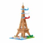 Nanoblock - Bandai - NB057 - Eiffel Tower - 500 pieces - DIY - Ages 8 and up - Image 6