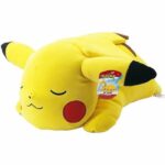Sleeping Pikachu Plush 40 cm - Pokémon - BANDAI - Soft Toy or Pillow - For Children from 2 years old