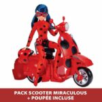 Miraculous Switch'n go scooter + Ladybug Lucky Charm BANDAI articulated doll 26 cm - P50668 - Image 2