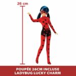 Miraculous Switch'n go scooter + Ladybug Lucky Charm BANDAI articulated doll 26 cm - P50668 - Image 5