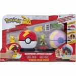 2 Poké Balls with their Pokémon and 6 attack discs - BANDAI - Pokémon - Poké Ball surprise attack Pikachu vs Arcko - Game - Image 2