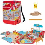Backpack - BANDAI - Pokémon Trainer Theme Beach - Opens into a Super Arena