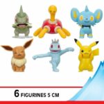 Pack 6 Pokémon Figures - BANDAI - JW3614 - 5 cm - Pokémon Battles - Image 2