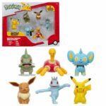 Pack 6 Pokémon Figures - BANDAI - JW3614 - 5 cm - Pokémon Battles
