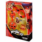 Ladybug Costume - Yoyo Mirror Mask Kwami Tikki Earrings - BANDAI - Miraculous Ladybug - Transformation Set