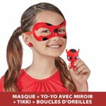 Ladybug Costume - Yoyo Mirror Mask Kwami Tikki Earrings - BANDAI - Miraculous Ladybug - Transformation Set - Image 3