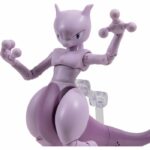 Figurine - BANDAI - Pokémon Mewtwo - 12 cm, ultra articulated and very detailed – Bild 5