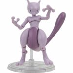 Figurine - BANDAI - Pokémon Mewtwo - 12 cm, ultra articulated and very detailed – Bild 6
