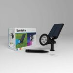 Lumisky pack of 2 Waterdown Outdoor Solar Spots - 4 colorful LEDs - 200 LM - Pivoting head at 90 ° C - Image 4