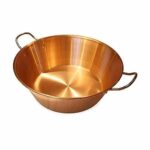 BAUMALU Copper jam bowl 38 cm 12/10 stainless steel handles - approximately 9 liters - Image 2