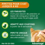 Advantage antipuce rabbit chat solution 1 to 4kg 6 pipettes - Image 3