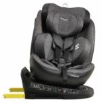 Rotating car seat - BBGO - Wondersafe - Birth to 12 years - I-SIZE 40-150cm - ISOFIX Top tether - Grey - Bamboo fiber Faux leather - Image 2