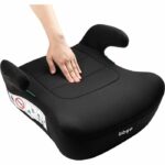 Booster car seat - BBGO - Kissyrider - 6 to 12 years - I-SIZE 125-150 cm - Belted - Black - Removable and washable cover - Image 3