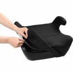 Booster car seat - BBGO - Kissyrider - 6 to 12 years - I-SIZE 125-150 cm - Belted - Black - Removable and washable cover - Image 4