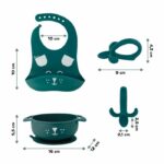 Babymoov Meal set 6-12 months 3 pieces, FIRST'ISY Dog Blue - Image 6