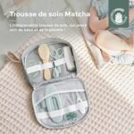 Babymoov baby care kit - birth - in recycled fabric certified GRS -10 accessories, matcha - Image 2