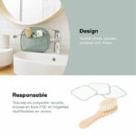 Babymoov baby care kit - birth - in recycled fabric certified GRS -10 accessories, matcha - Image 5