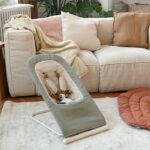 BÉABA, Foldable Deckchair, 3 Reclines in 1 Button, Ultra Compact and Thin, Eazy Relax - Lichen - Image 6