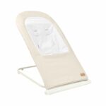 BÉABA, Folding Deckchair, 3 Reclines in 1 Button, Ultra Compact and Thin, Eazy Relax - Greige - Image 2
