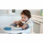 BEABA Birth set (Gray tree bottle drip / Light / dark mist dosing box / Silicone bottle brush / Tropical fabric bib) - Image 5