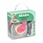 BEABA, Baby Silicone Meal Box, With Suction Cup, Anti-slip, 4 Pieces, Plate + Bowl + Glass + Spoon, Night Blue - Image 3