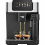 Coffee machine with grinder - BEKO - CEG7304X - 1350 W - 19 bars - Color touchscreen