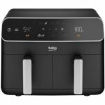 Multifunctional hot air fryer - BEKO - FRL5388B - 2400 W - 8.5 L for 2 kg of fries - 2 tanks (2x 4.5 L) - Black