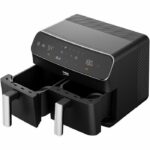 Multifunctional hot air fryer - BEKO - FRL5388B - 2400 W - 8.5 L for 2 kg of fries - 2 tanks (2x 4.5 L) - Black - Image 3