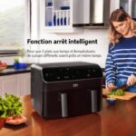 Multifunctional hot air fryer - BEKO - FRL5388B - 2400 W - 8.5 L for 2 kg of fries - 2 tanks (2x 4.5 L) - Black - Image 5
