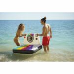 Inflatable pool mattress - BESTWAY - Polaroid - 1 adult, 90 kg - White and multi-colored - Image 4