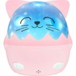Wireless musical night light - BIGBEN - Cat - 360° projection, 13 films, 8 melodies, Remote control, USB-C battery - Image 2