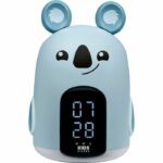 Night light alarm clock - BIGBEN - Koala shape - LED display, 3 melodies, Adjustable intensity, 230V power supply