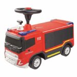 Smoby - Big Fire Truck with water lance - Steering wheel with horn - Water lance function - H 440mm - From 2 years old - Made in Europe