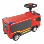 Smoby - Big Fire Truck with water lance - Steering wheel with horn - Water lance function - H 440mm - From 2 years old - Made in Europe - Image 3